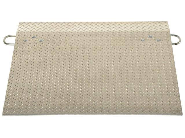 Aluminum Hand Truck Dock Plate, 500-Lb. Capacity, 24x22 Length T709