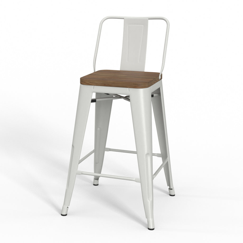White Counter Height Stool N604568