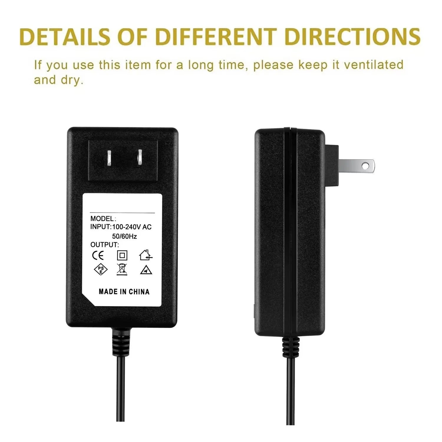 AC / DC Adapter For Naxa NHS-2007 42, NHS-2006 37 Wireless TV Bluetooth Subwoofer Soundbar Speaker System Power Supply Cord Cable PS Wall Home Charger Mains PSU G626