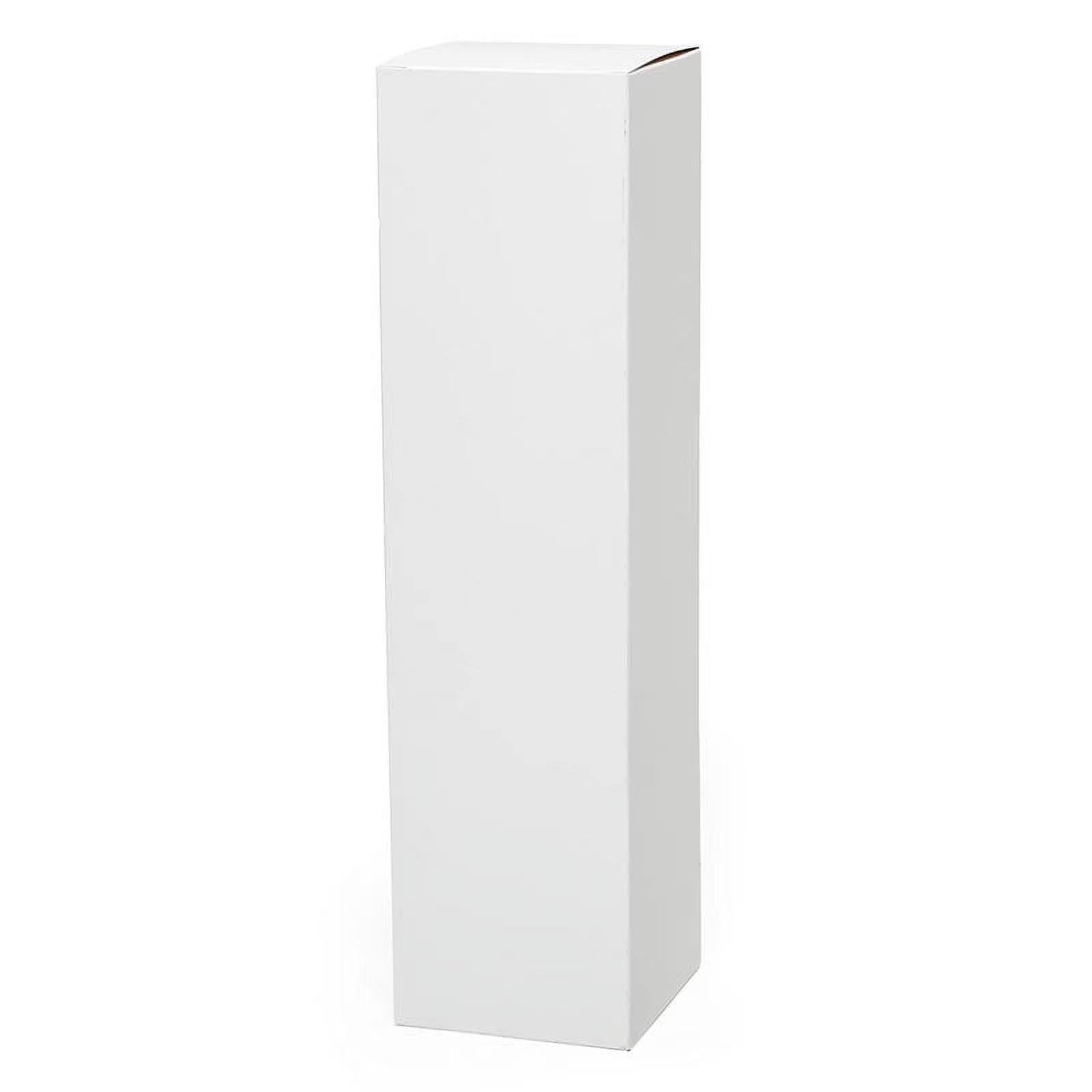 White One Bottle Wine Box, Quantity: 10, Width: 3 1/2" T105