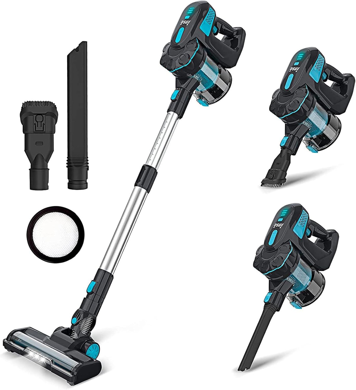 Cordless Stick Vacuum Cleaner with 1L Dustbin E261