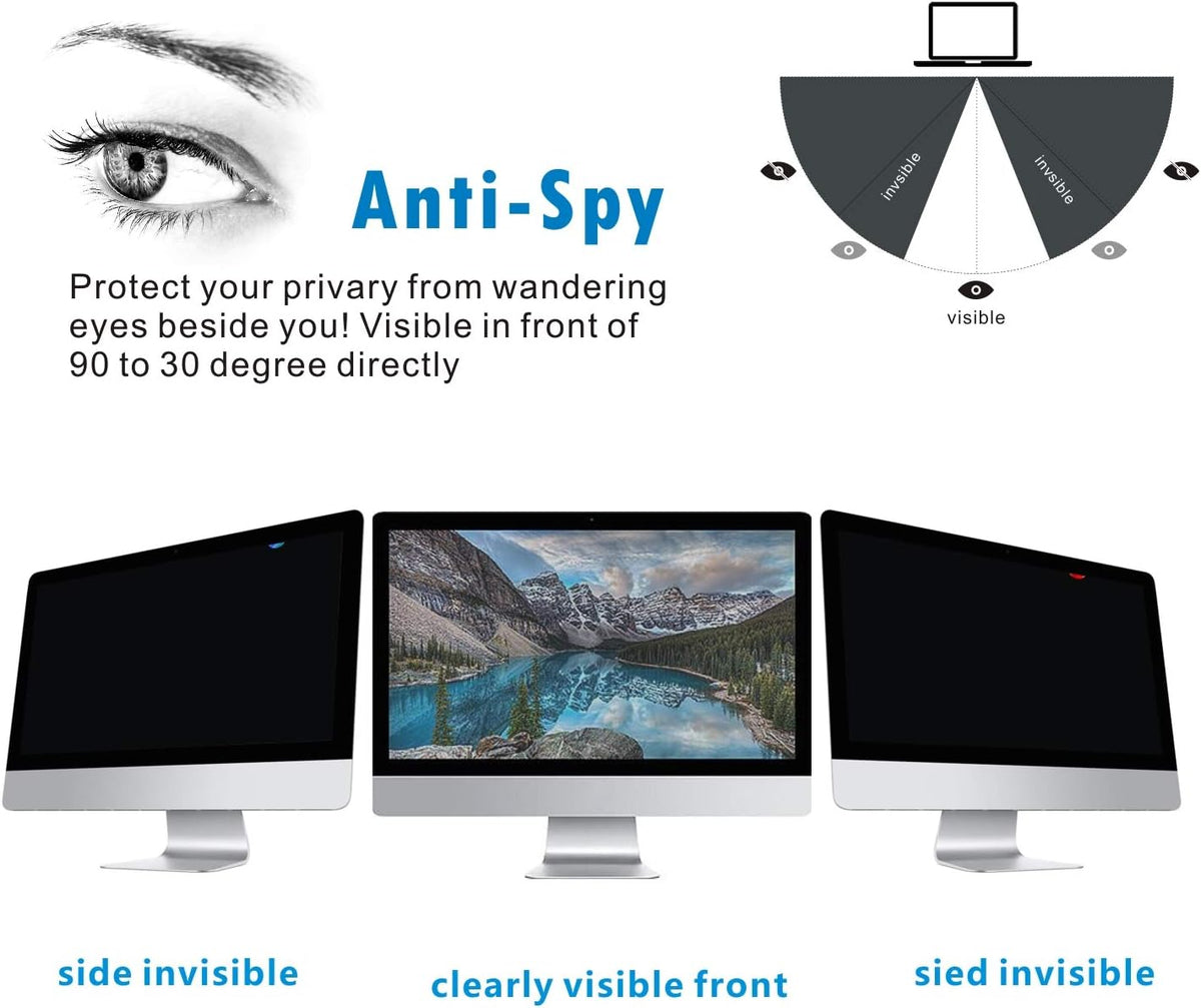 24-Inch Widescreen Monitor Privacy Screen Filter, Pack of 2 U532