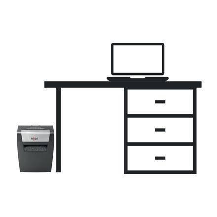 Particle-cut Paper Shredder Black, Grey F484535