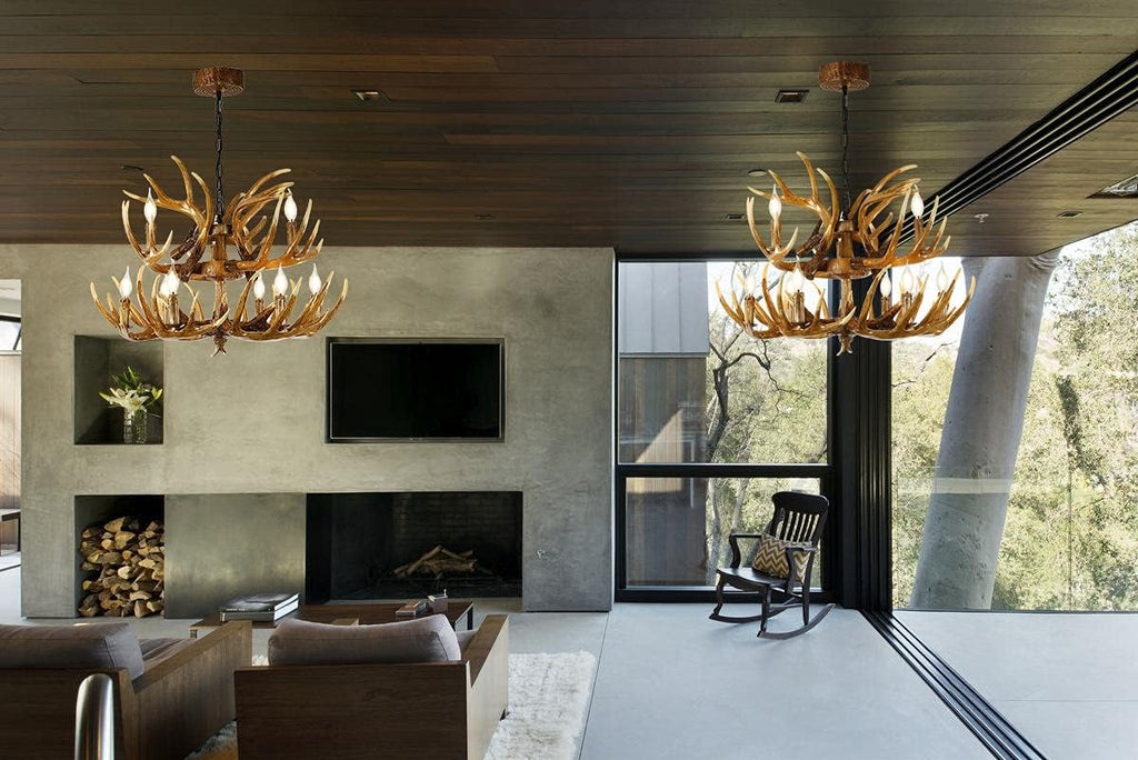 Antler Chandelier, 9 Lights, E12 Base M72814