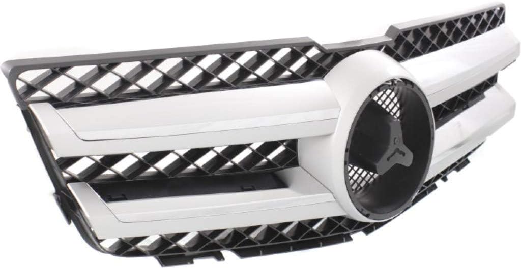 Black Grille Assembly with Chrome Molding and Aluminum Trim U1632