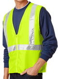 High Visibility Safety Work Vest, Safety Yellow, Small/Medium U4688