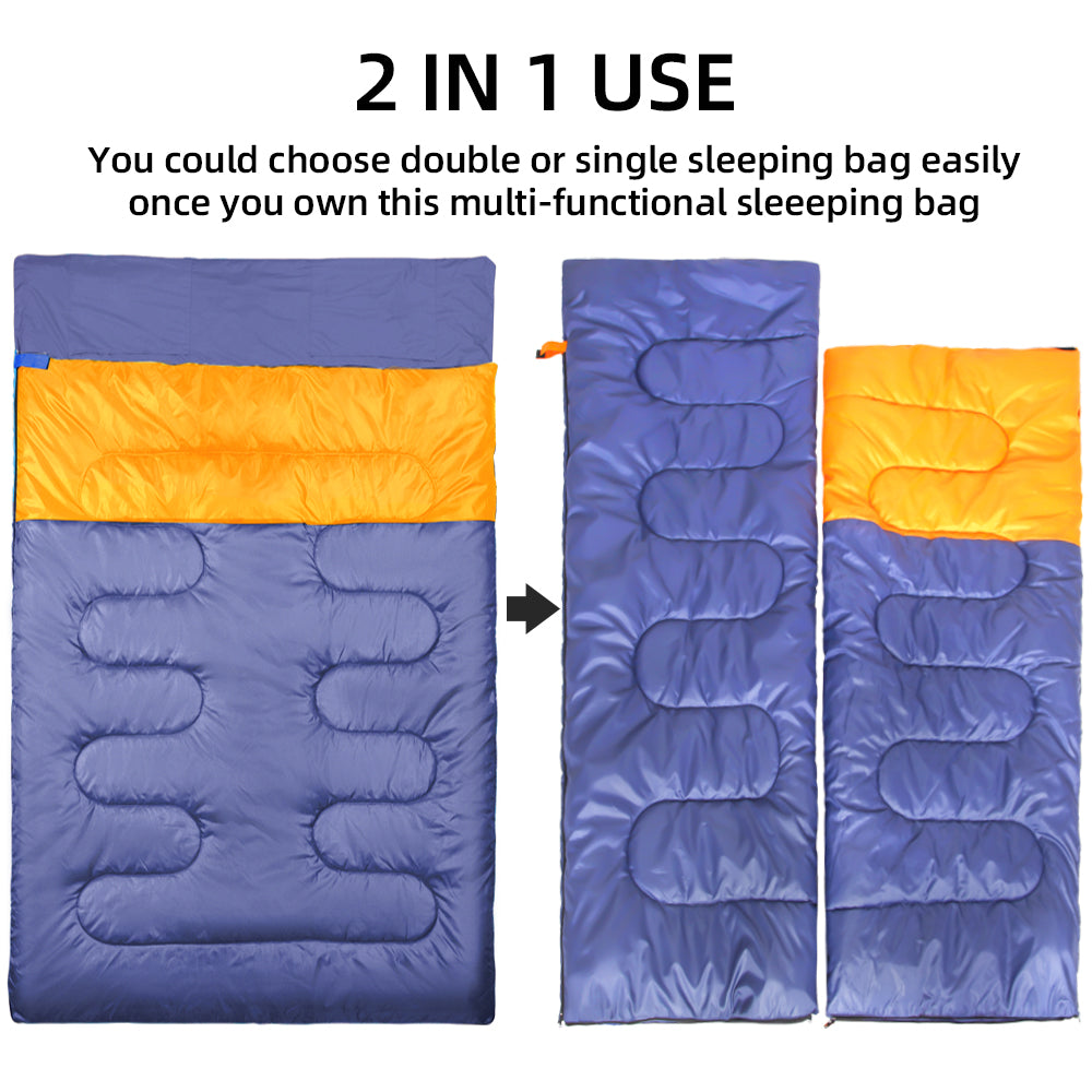 Queen-Size XL 2 Person Waterproof Sleeping Bag K590988