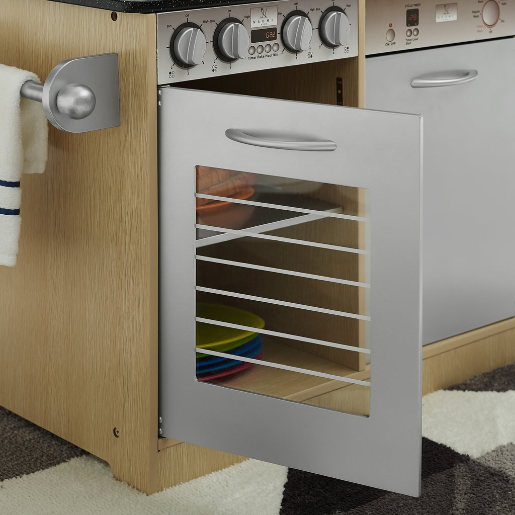 Natural Wooden Kids Play Kitchen J278
