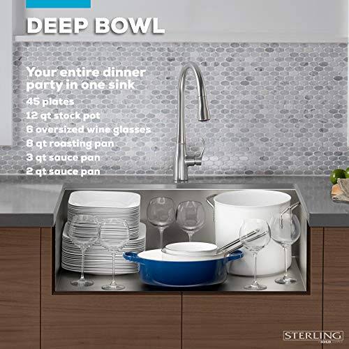 33 inch Undermount Stainless Steel Kitchen Sink U168