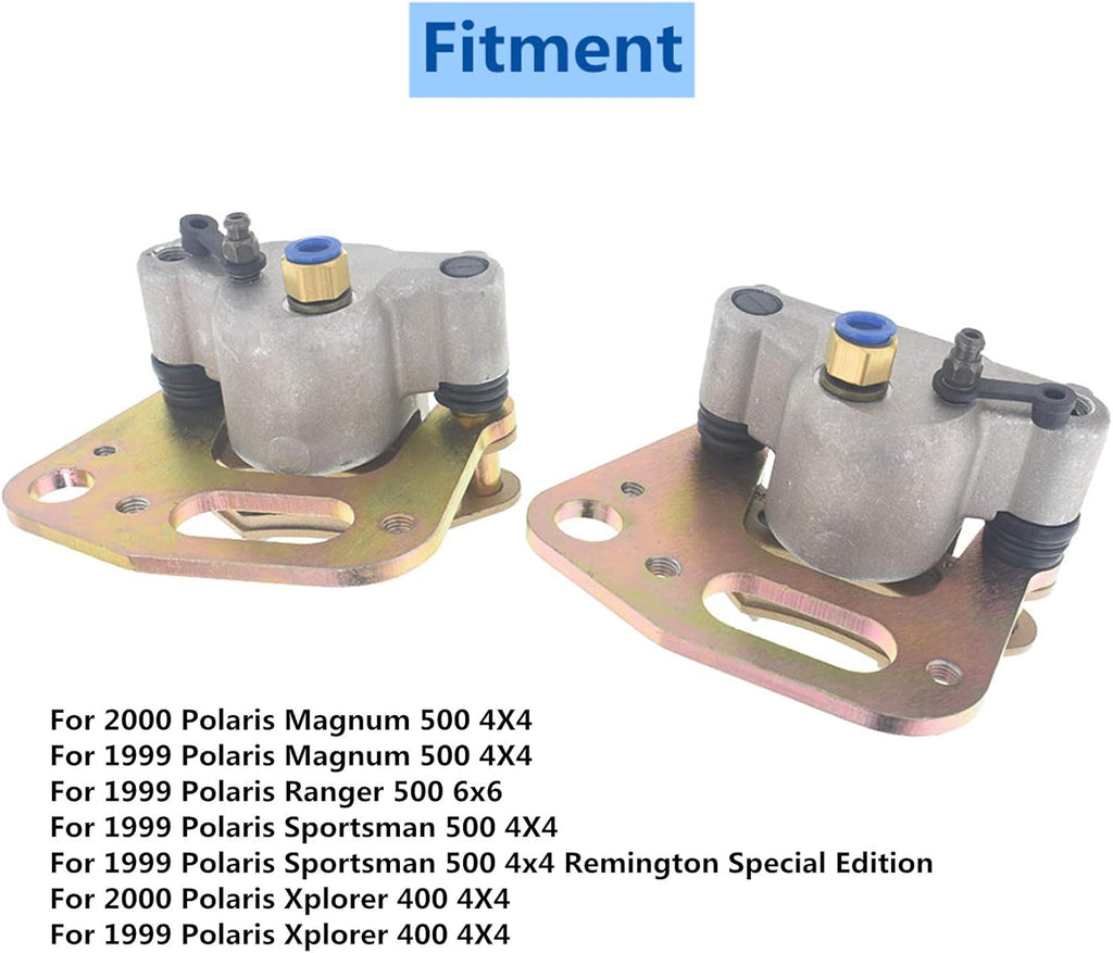 Front Brake Calipers with Pads for Polaris Sportsman 500 Ranger 500 G90850