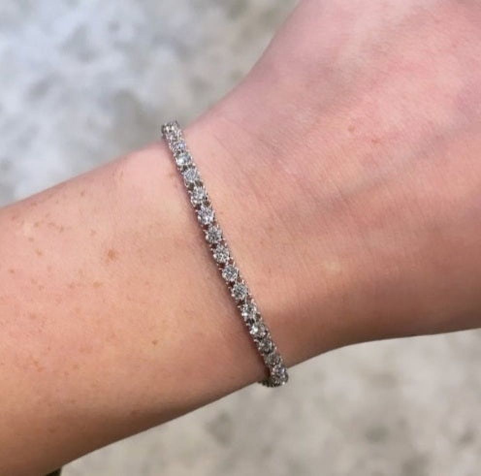 Moissanite Tennis Bracelet C9079