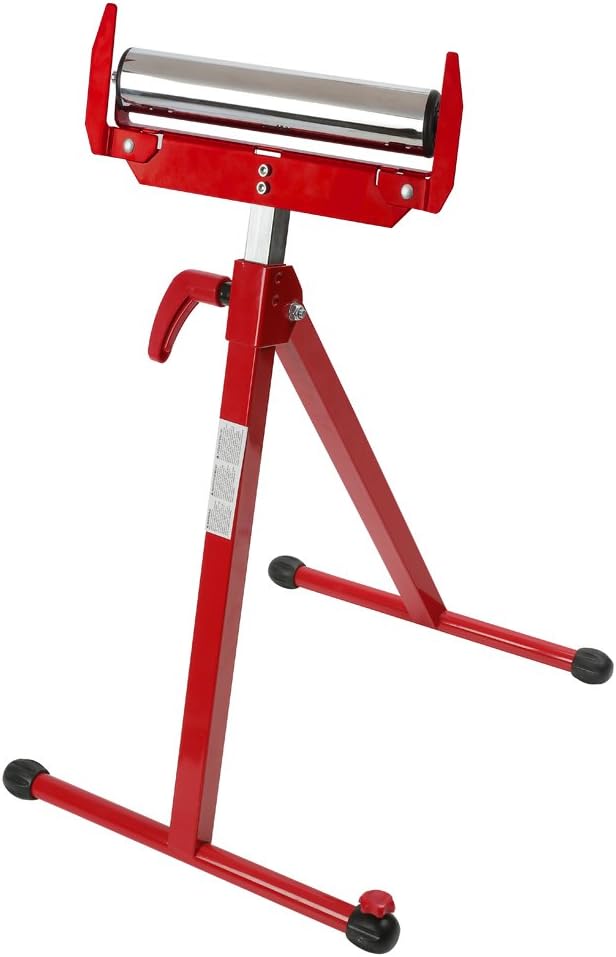 Folding Roller Stand Height Adjustable, 250 pound Load Capacity, Pack of 2 J33967