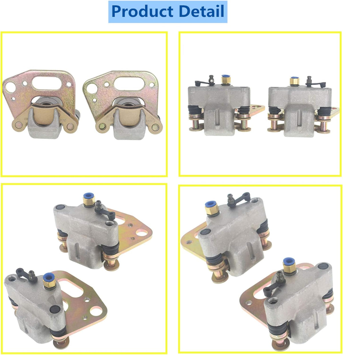 Front Brake Calipers with Pads for Polaris Sportsman 500 Ranger 500 G90850