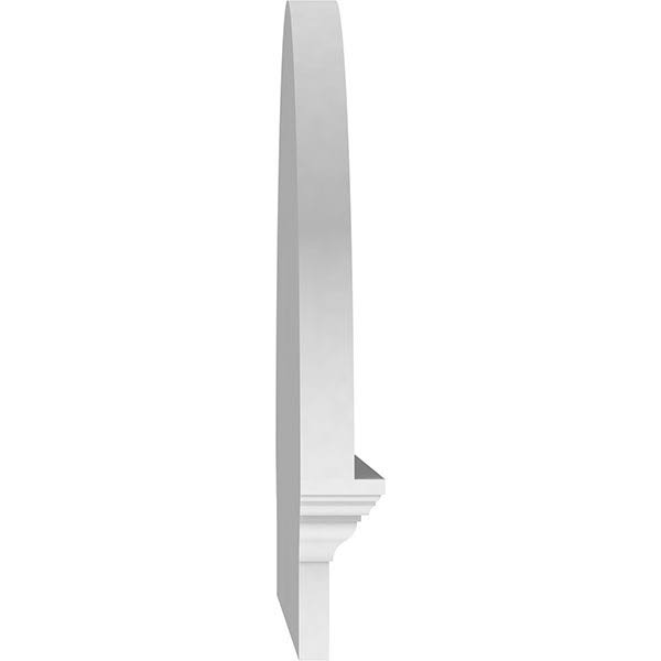 Half Round Smooth PVC Combination Pediment H963