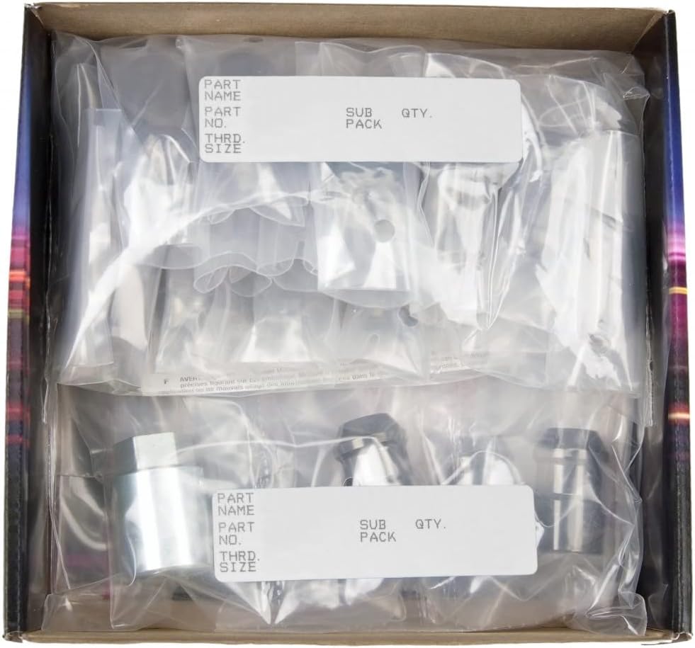 M12X1.5 Cone Seat Lug Nut Kit with Locks, Black K9555