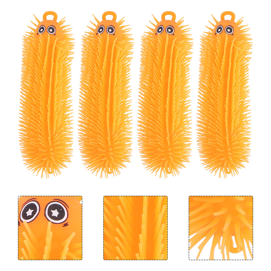 Toys Puffer Ball Caterpillar Sensory Flashing Inflatable Rubber H948465
