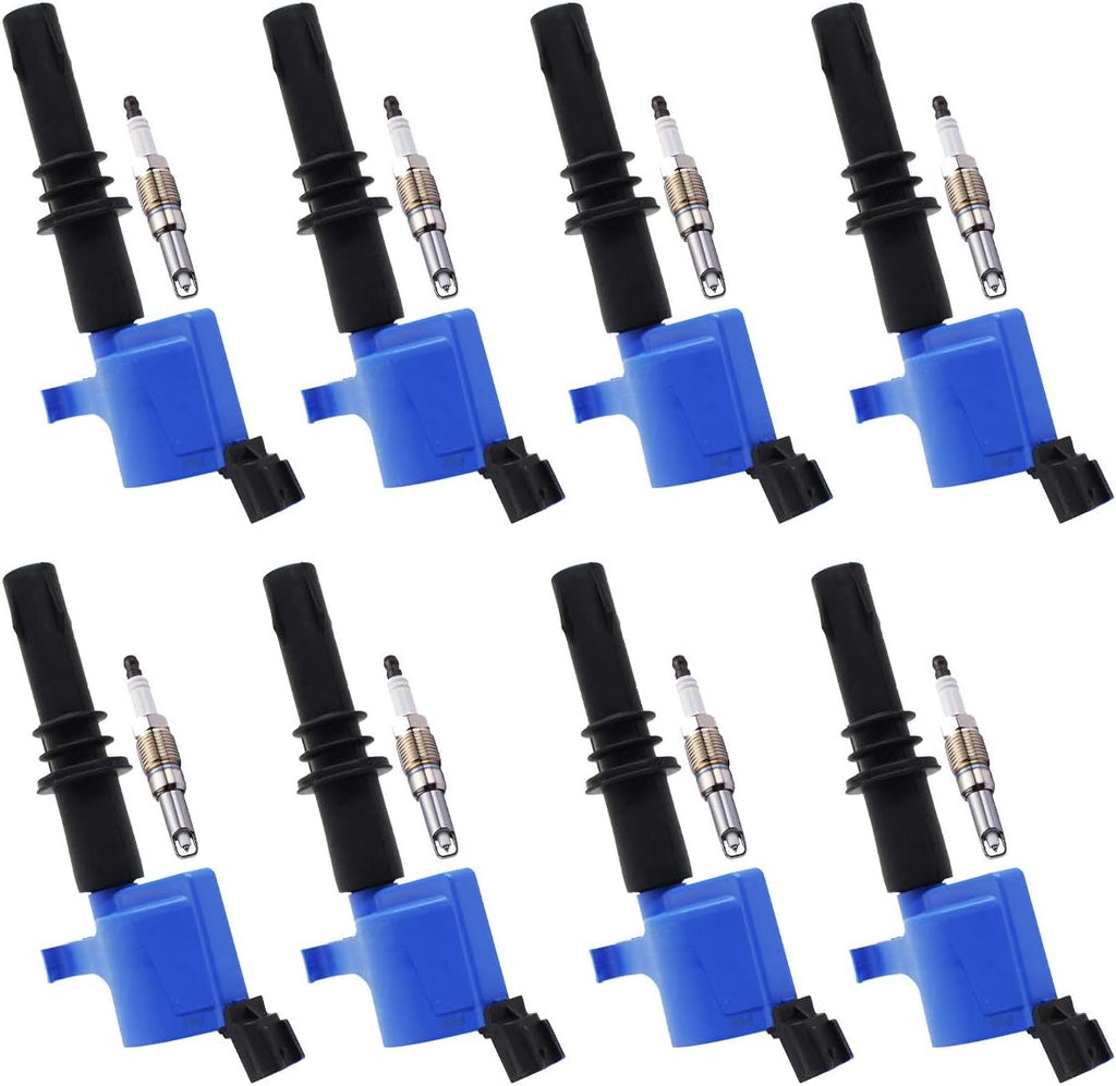 Platinum Spark Plug and Ignition Coil Pack Set of 8 R885