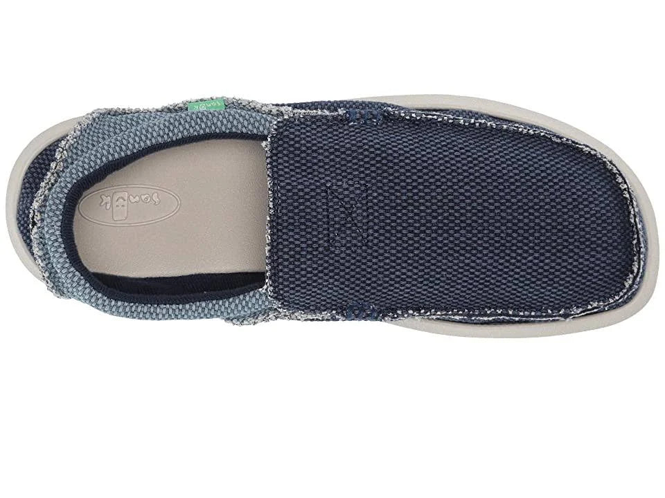 Navy Blue Canvas Chiba Shoes T5200