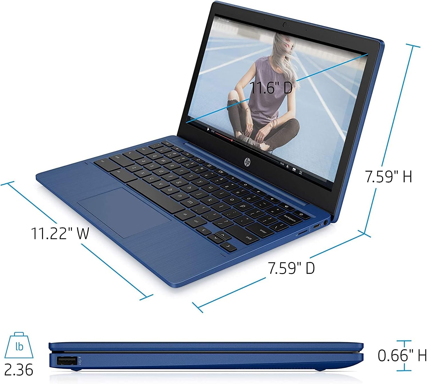 11.6 HD Anti-Glare Chromebook, 4GB RAM, 64GB eMMC R8940