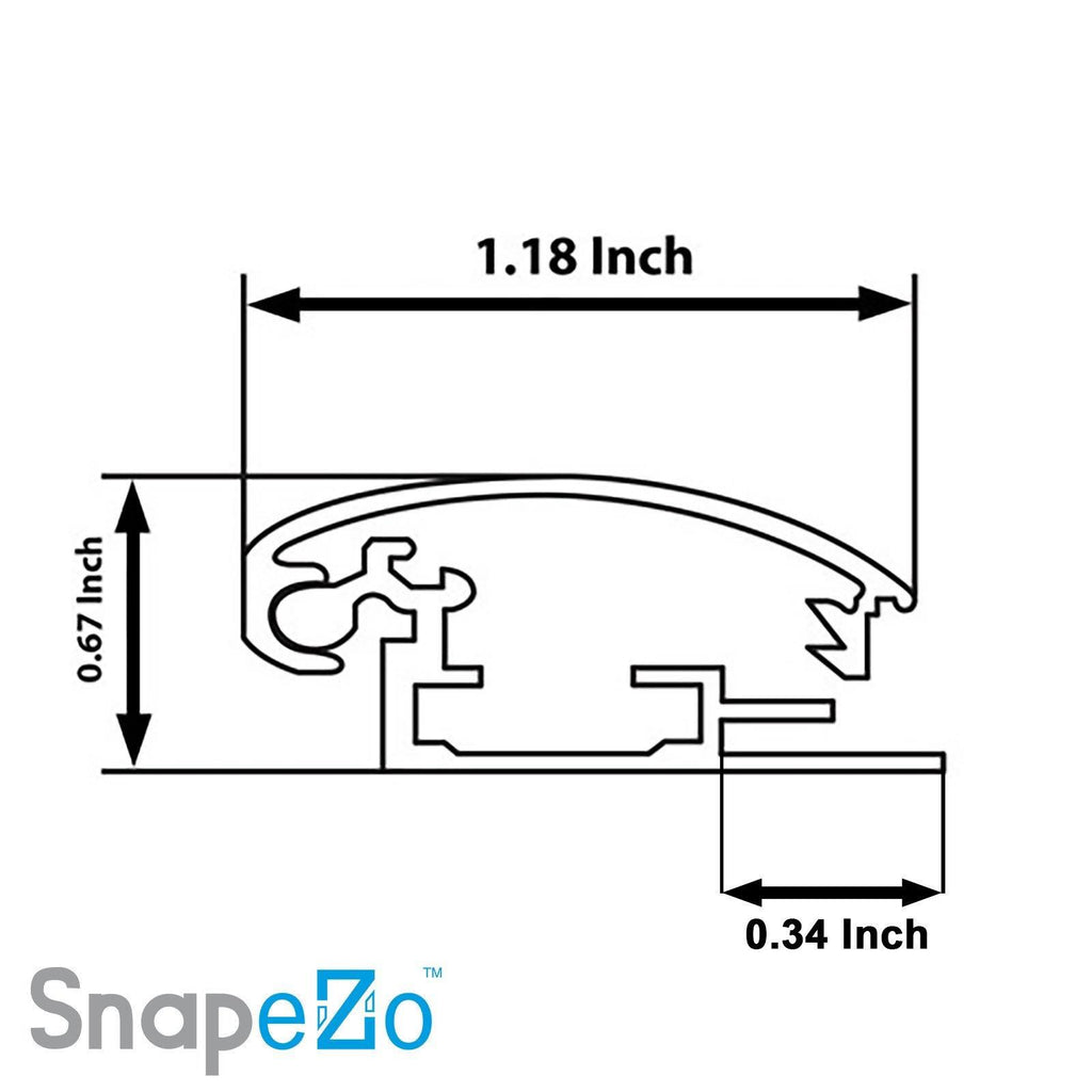 25x25 Silver Snap Frame P8280