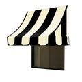 6.38 ft. Wide Window/Entry Awning in Black/White V4534