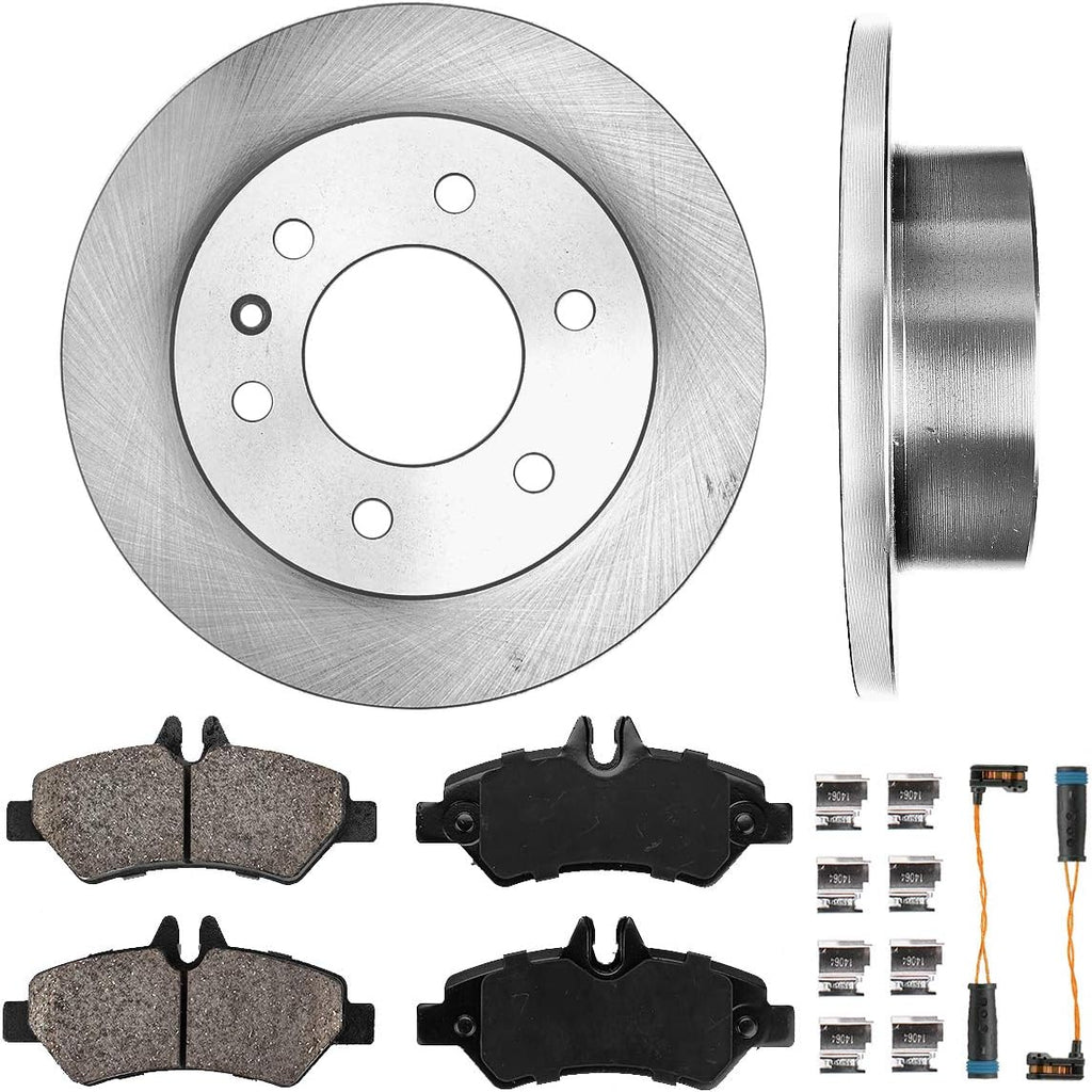 6 Lug Brake Rotors with Ceramic Pads and Hardware H592647