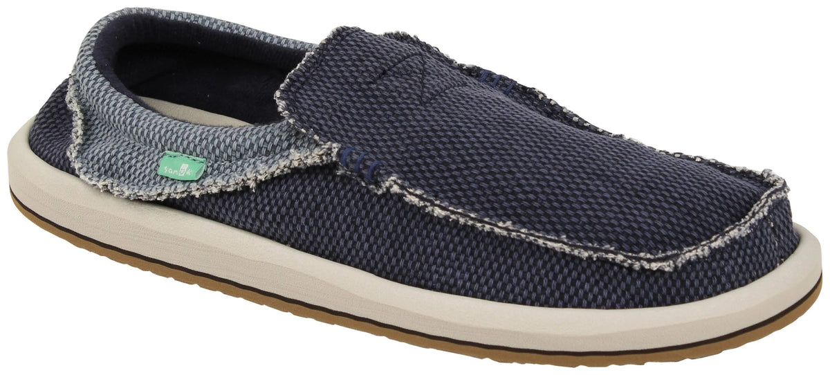 Navy Blue Canvas Chiba Shoes T5200