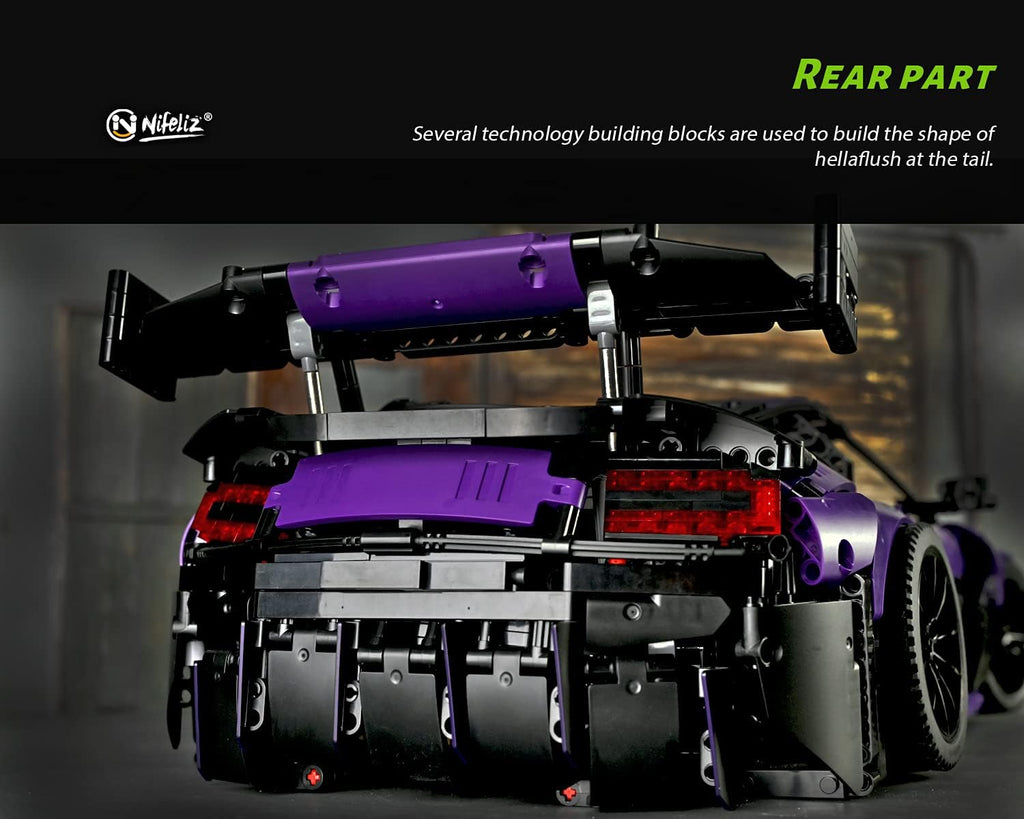 1:8 Scale Sports Car Building Blocks Model (3850 Pcs) R4123