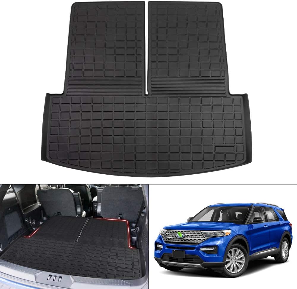 Black Pack of 2 Cargo Liner for Ford Explorer U87173