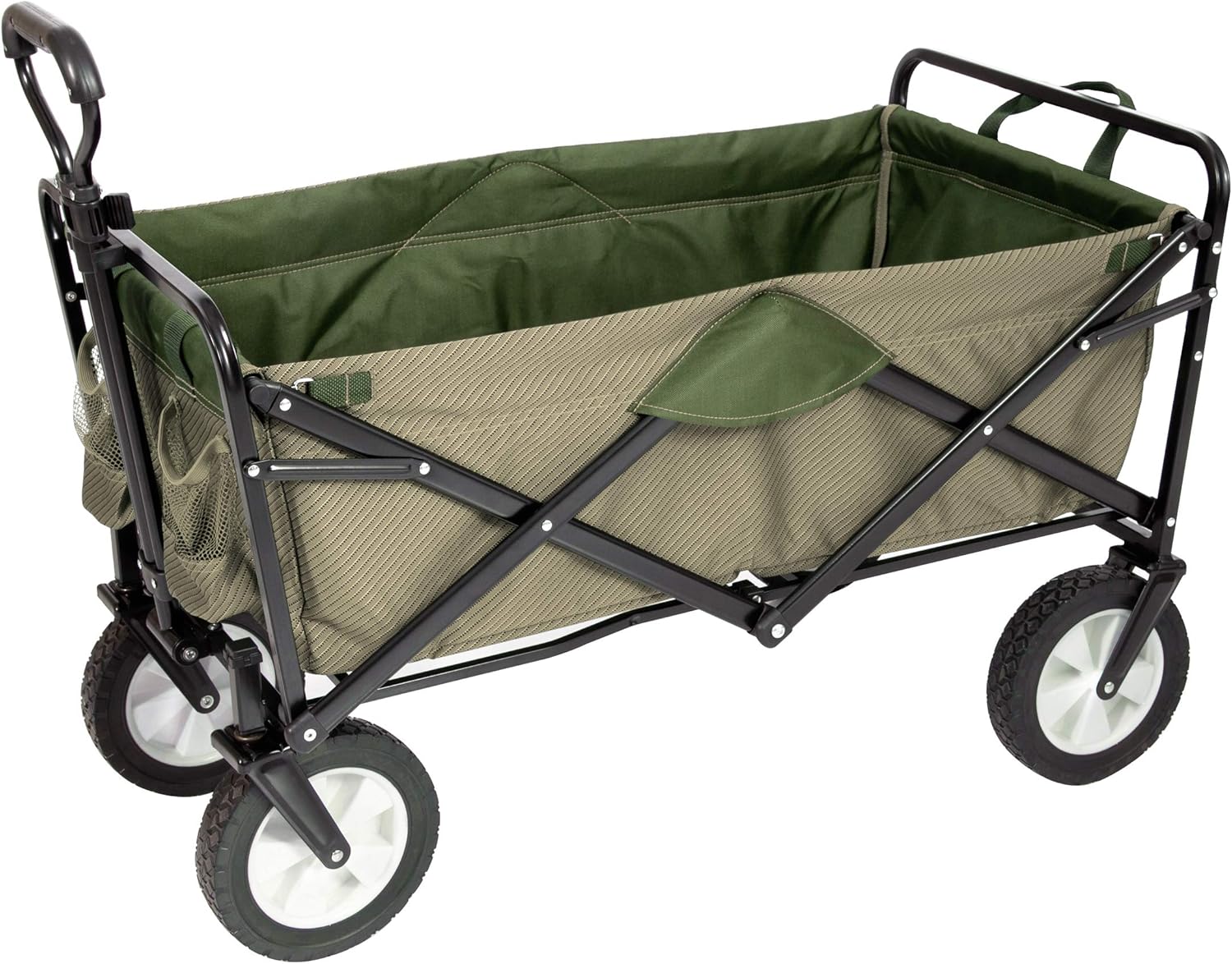 Heavy Duty Collapsible Wagon Cart with All-Terrain Wheels E7151
