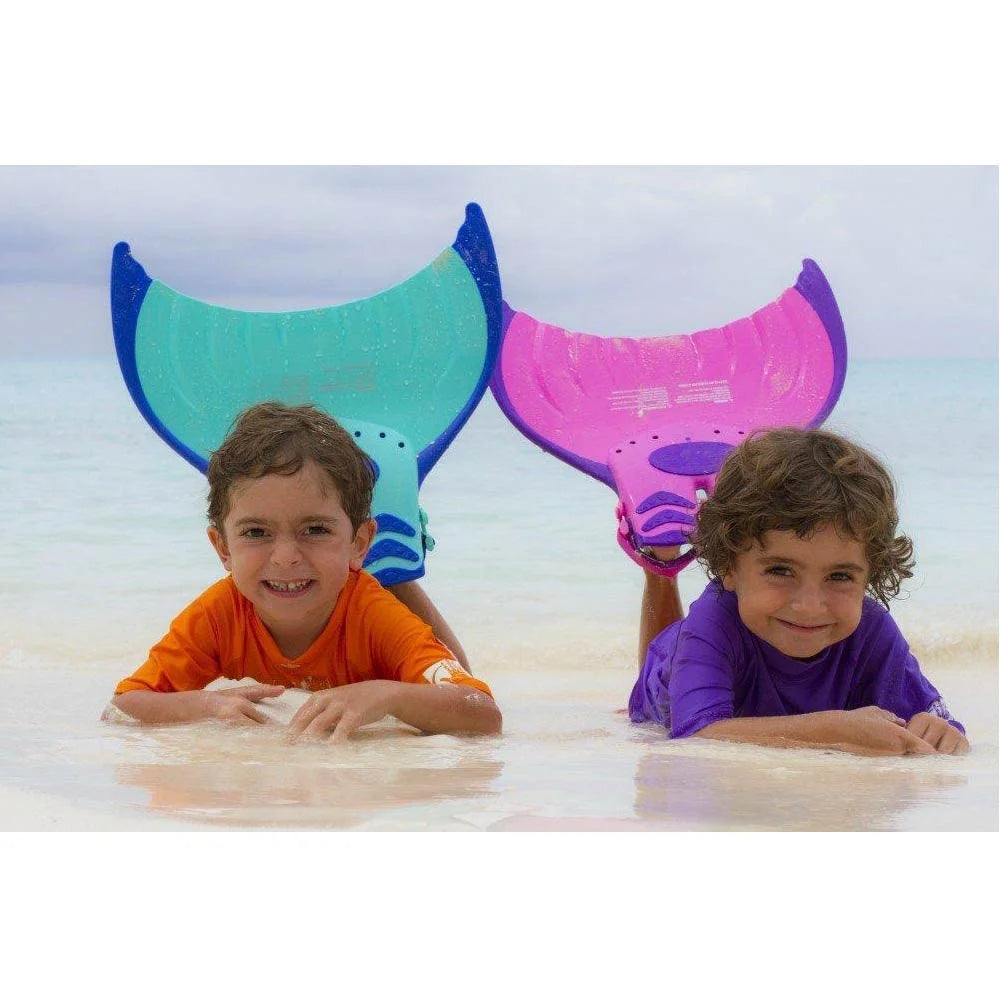 Pink and Purple Child's Swimming Mono Fin J843757