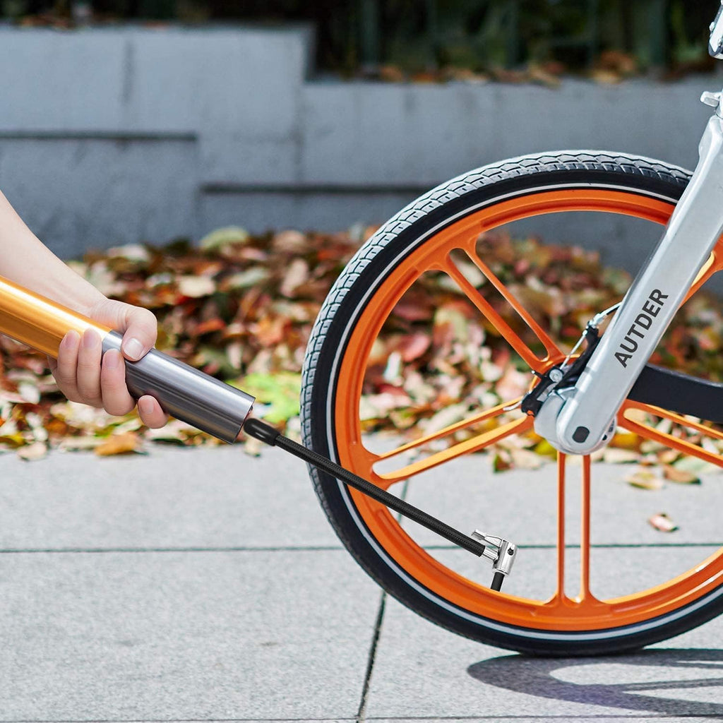 3000mAh Portable Wireless Rechargeable Bike Tire Pump with Digital Pressure Gauge, 140PSI, Pack of 2 Y376250