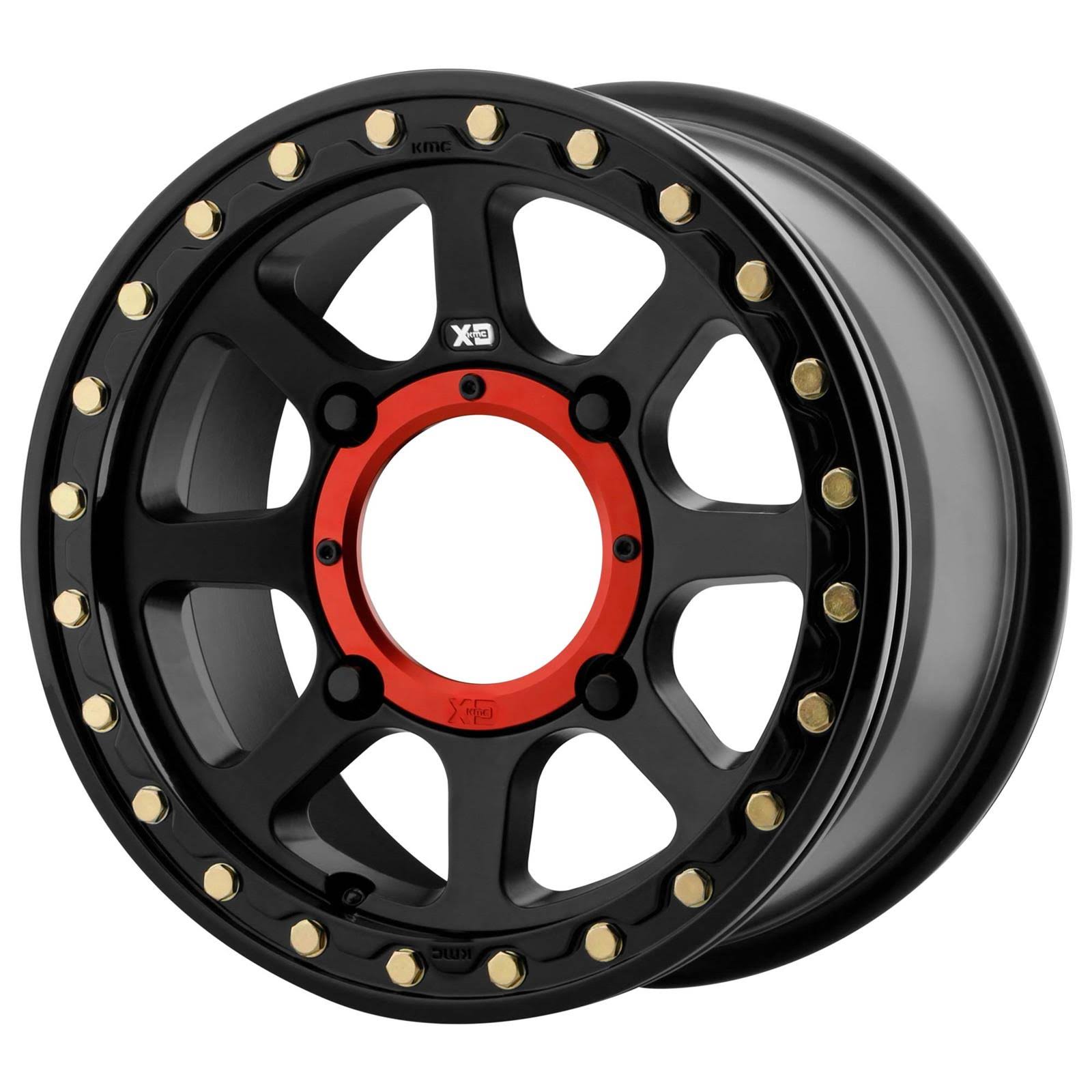 Satin Black 14x7 Beadlock Wheel A778