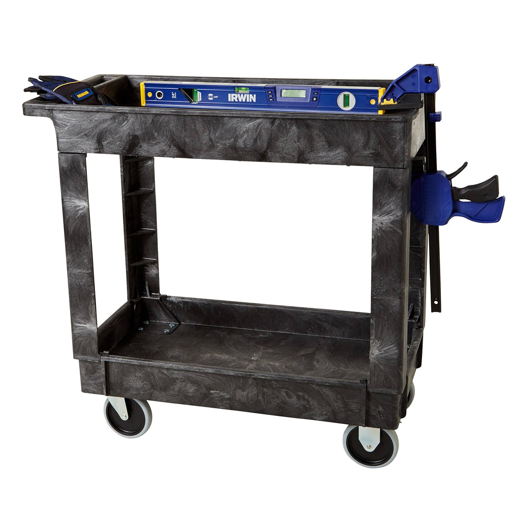Black 2 Shelf Utility Cart K27858