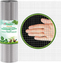 Hardware Cloth 40in X 65ft 1/2in Galvanized Square Mesh Wire Fencing Wire Diameter 0.8mm Pack of 2 G472