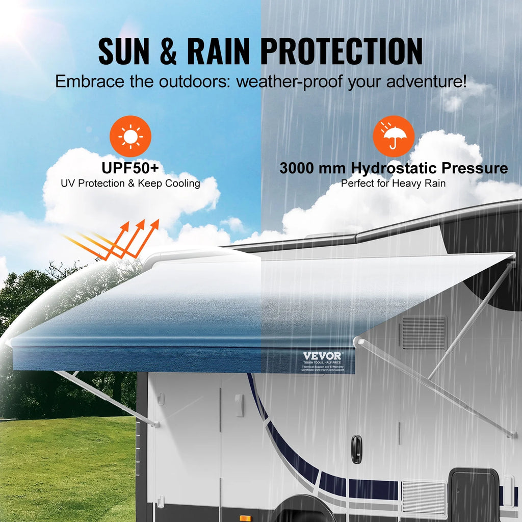 20' RV Awning Fabric Replacement Waterproof Fabric I685554