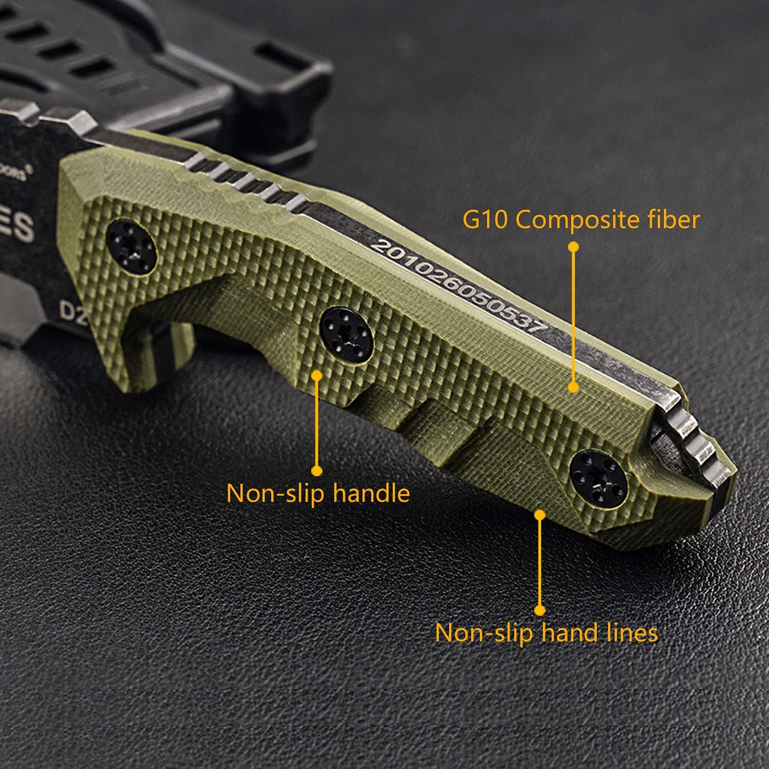 Small Fixed Blade Knife with Sheath Camping Knife (6.85 Inches) V343