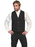 Black Canvas Vest O3309