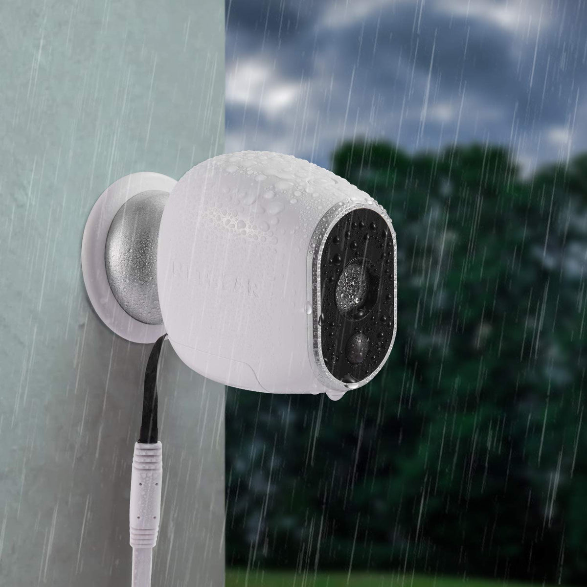 3Pack Power Adapter with 25Feet Weatherproof Outdoor Cable N77669