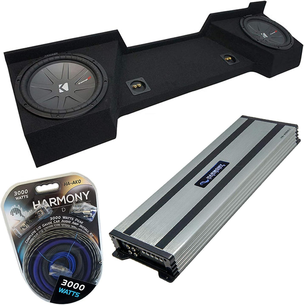 Dual 10 Loaded Sub Box Enclosure with Amplifier S544297