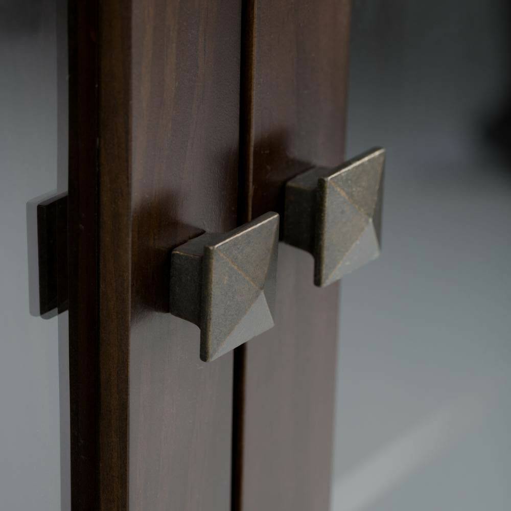 Coffee Brown Low Storage Cabinet T65524