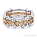 14k White & Rose Gold 0.42ct Diamond 3-Ring Set W907563