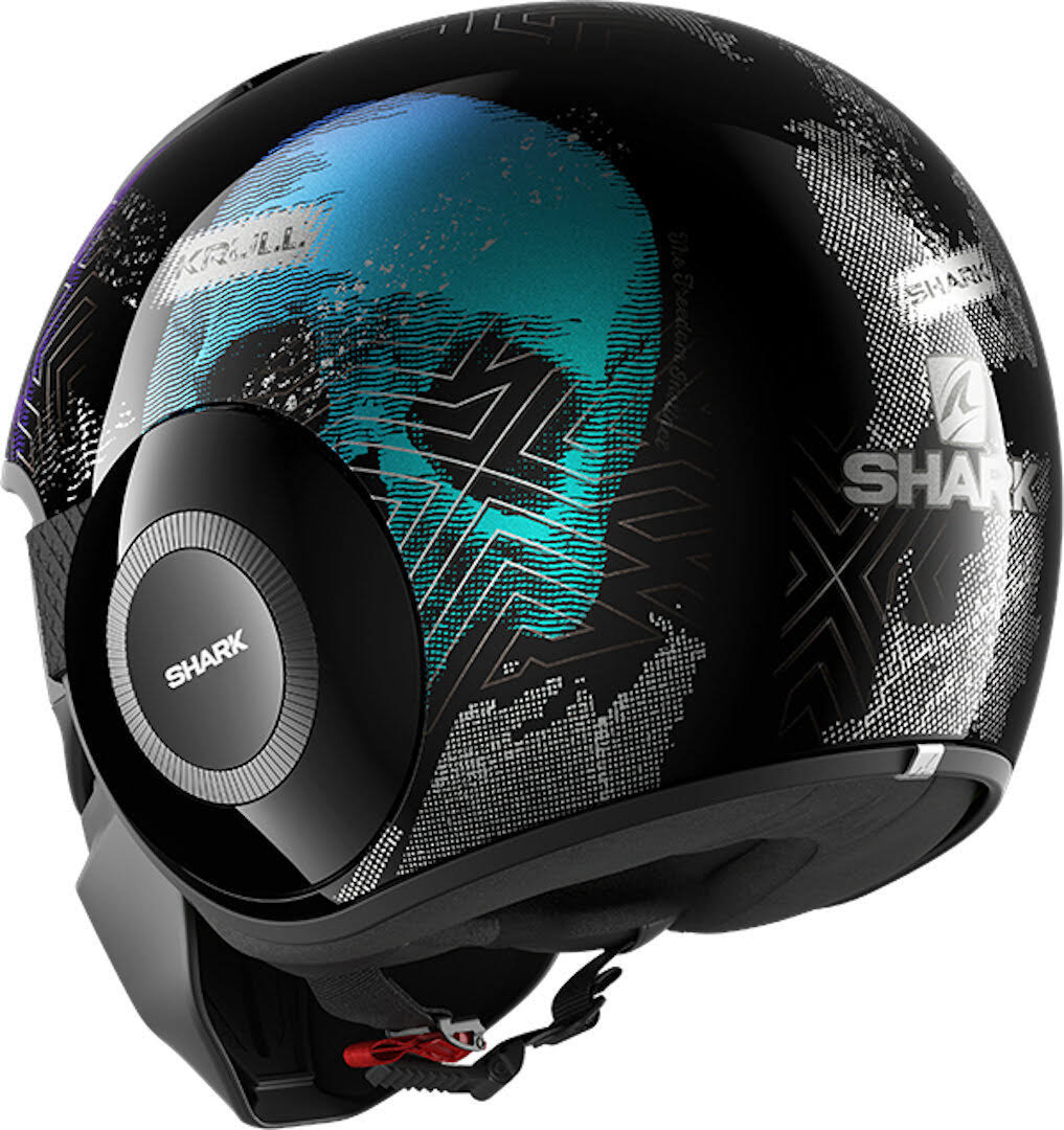 Helmet Street-Drak Krull Black / Green / Glitter - Size L M363