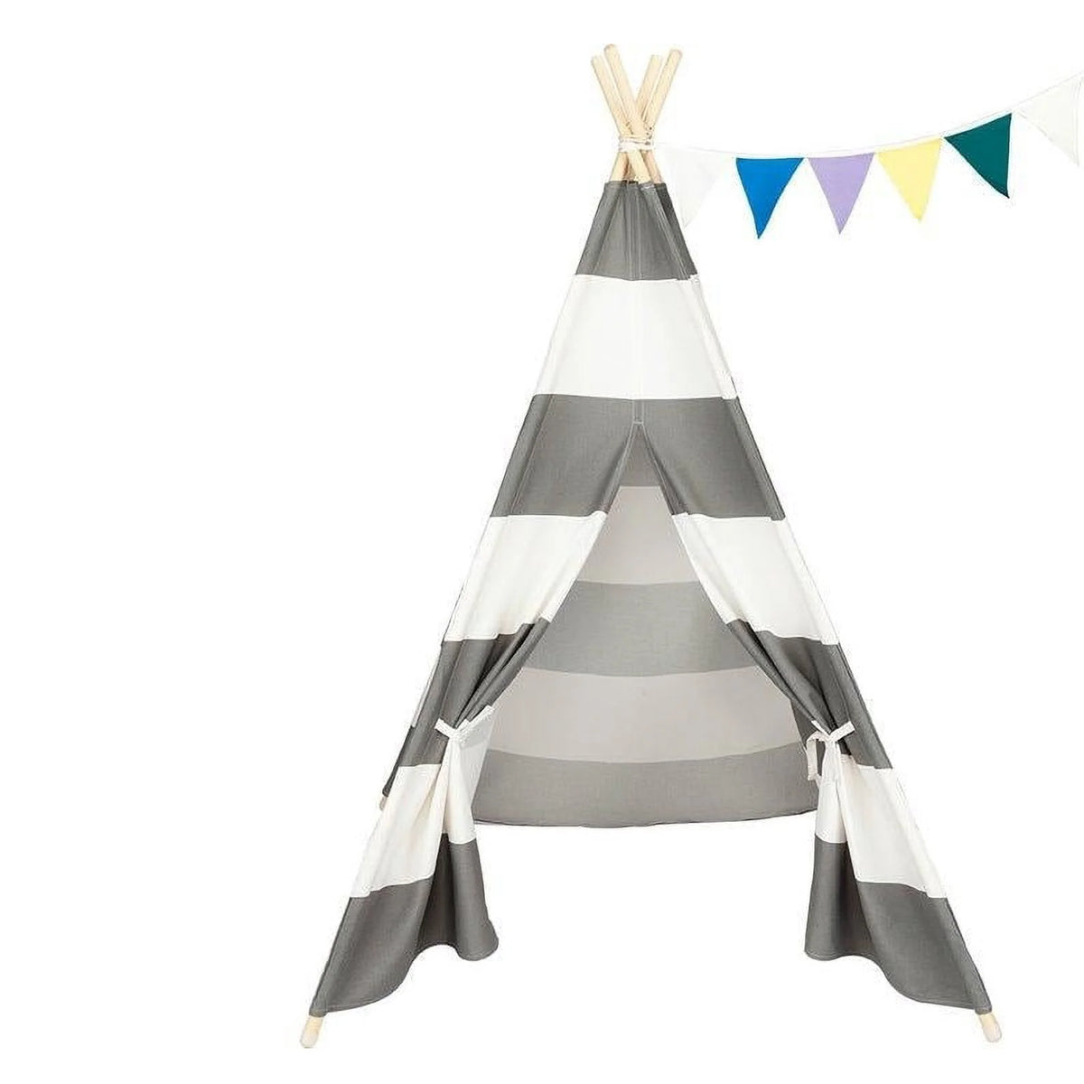 Natural Cotton Canvas Teepee Tent for Kids U131