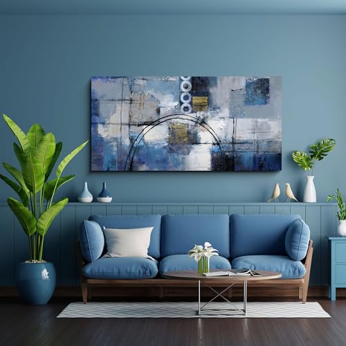 Large Abstract Canvas Wall Art 30x60 H477