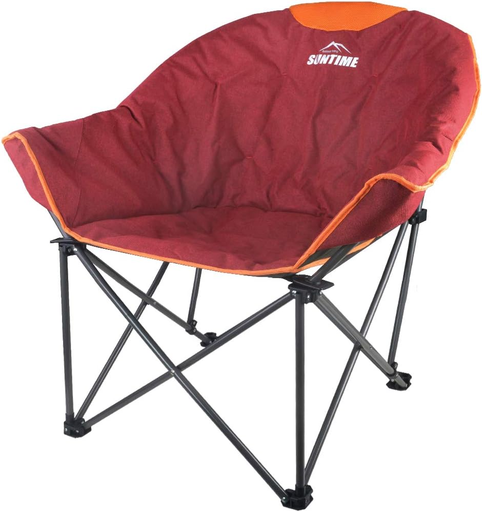 Oversized Padded Folding Chair with Carry Bag G974491