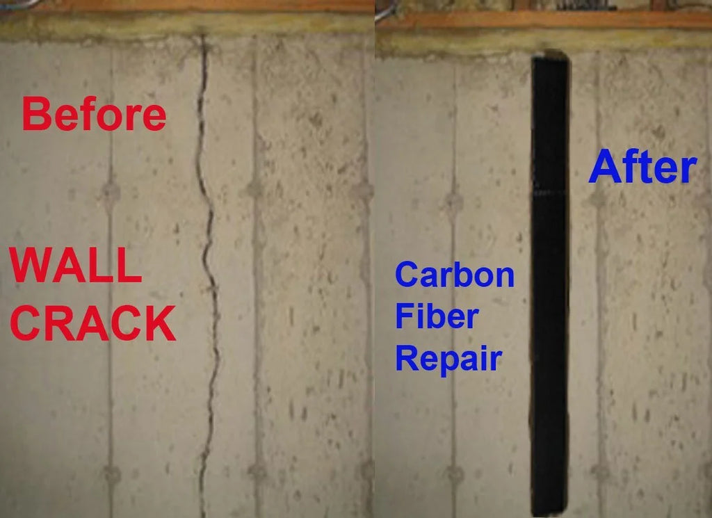 Carbon Fiber Basement Wall Crack Repair Kit D296861