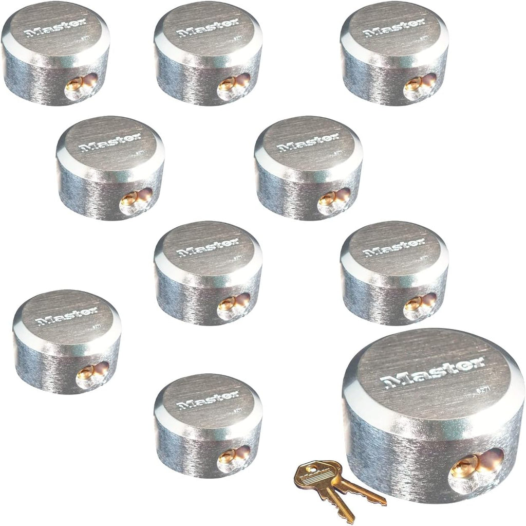 Four Pro Series Hidden Shackle Padlocks, Keyed Alike Y8821