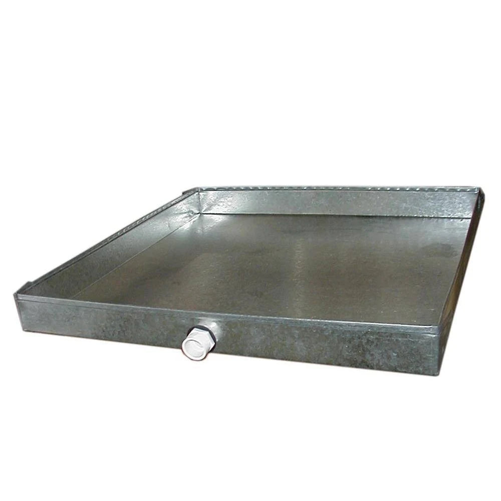36 in. x 36 in. Drain Pan with PVC Connector S412963