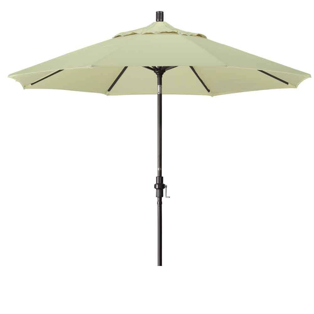 Bronze Aluminum Market Umbrella with Collar Tilt X768040